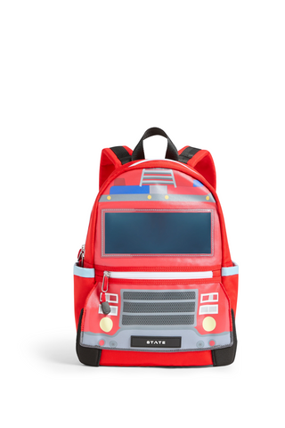 State Bags - Kane Mini Backpack Firetruck