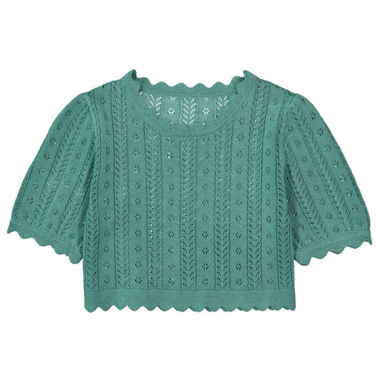 MAYORAL - BG - S/S KNIT TSHIRT - MINT