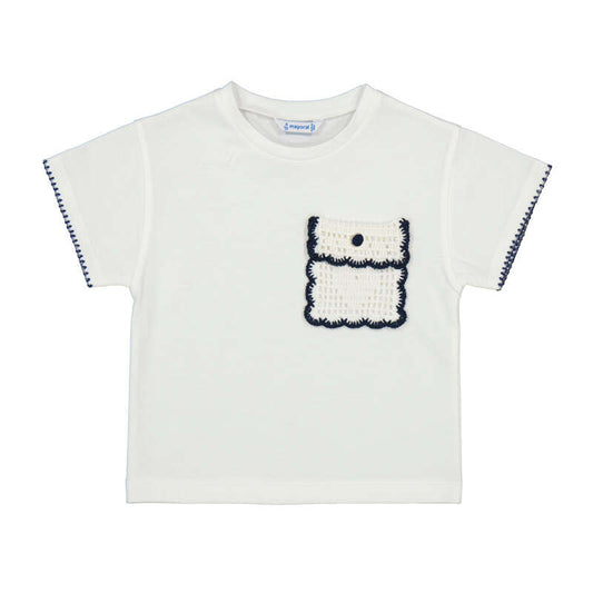 MAYORAL - TG - S/S T-SHIRT - NATURAL
