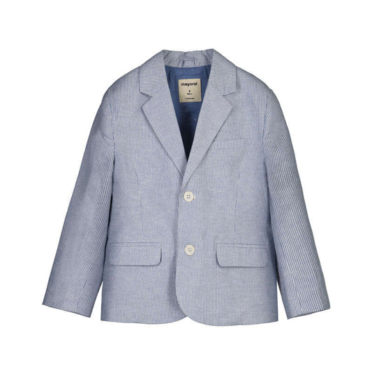 MAYORAL - TB - BLUE STRIP JACKET - BLUE STRIP