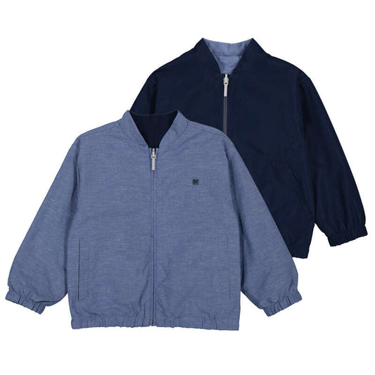 MAYORAL - BB - REVERSIBLE LINEN WINDBREAKER - INDIGO