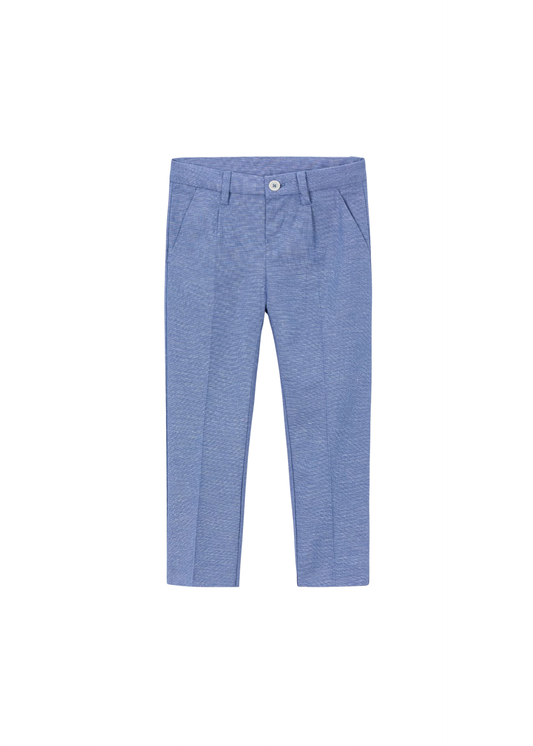 MAYORAL - BB - LINEN SUITING PANTS - INDIGO