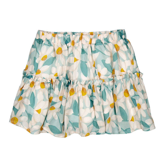 MAYORAL - TG - PRINTED DOBBY SKIRT - LAKE