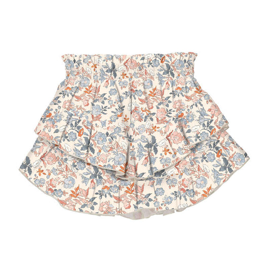 MAYORAL - TG - PATTERNED PANT SKIRT - SALMON
