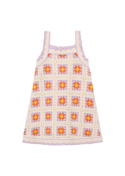 MAYORAL - TG - CROCHET DRESS - BONE