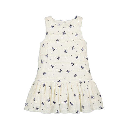 MAYORAL - TG - KNITTED DRESS - NATURAL