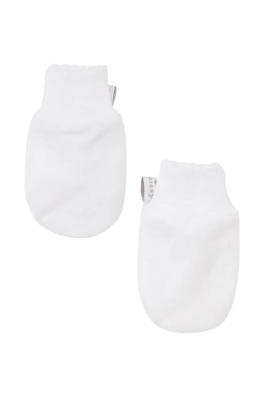 KISSY KISSY - BBY - KISSY BASIC MITTEN - WHITE