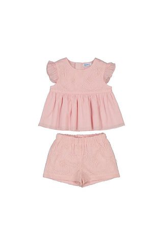 2pc Short Set - Rose