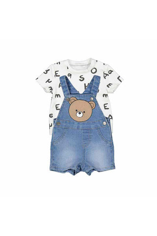 Denim Romper 2pc Set