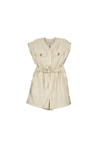 Sand Short Sleeve Romper