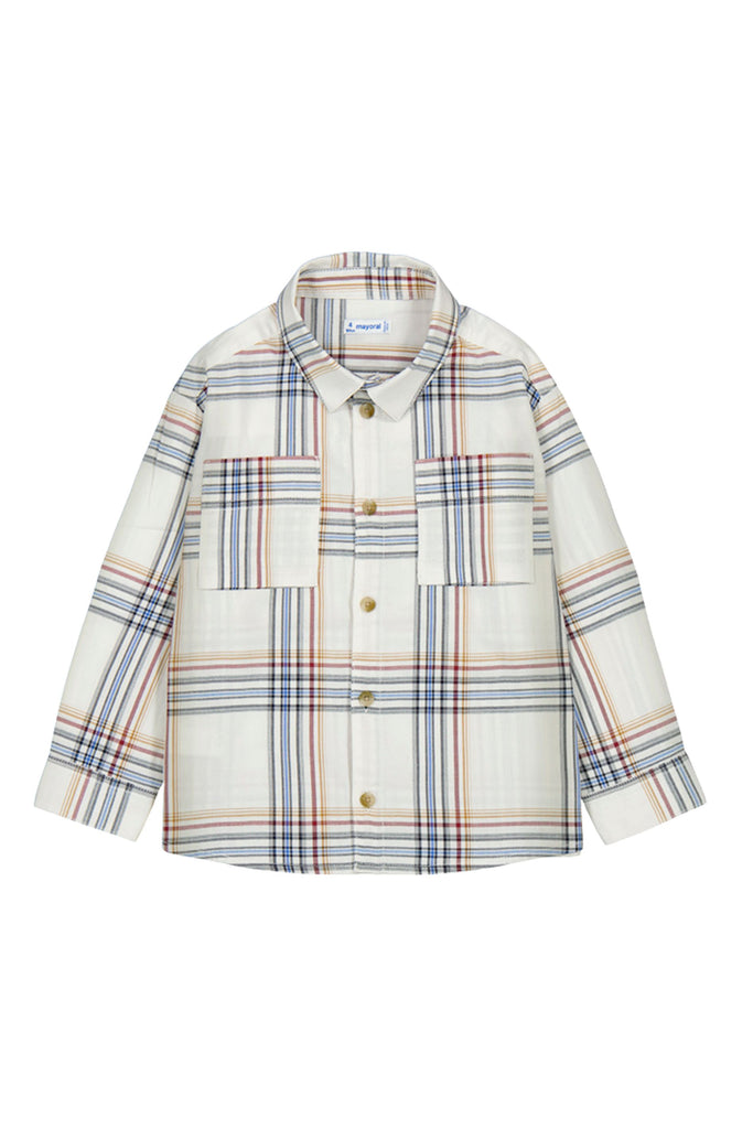 L/S Plaid Shirt Cereal