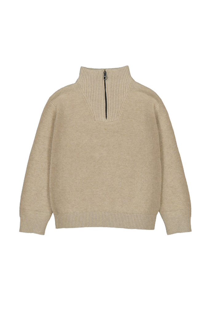 Chai Quarter-Zip Sweater