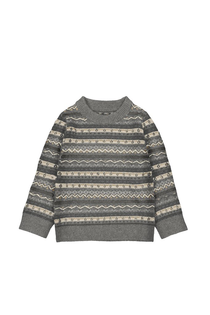 Jacquard Jumper Graphite