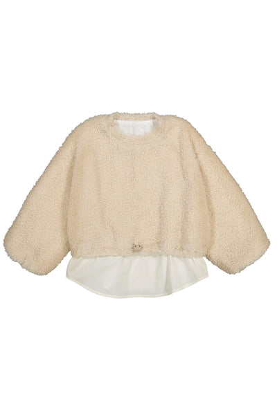 Lamb Wool Combined Pullover/Shirt