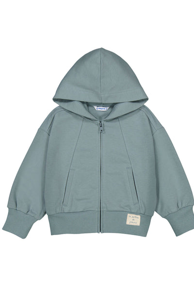Zip Up Hooded Sweatshirt Sage 7