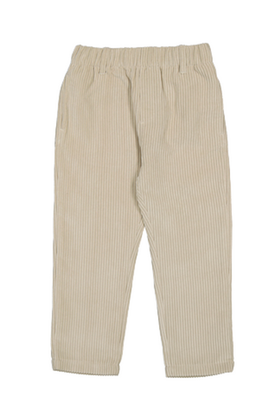 Beige Corduroy Joggers