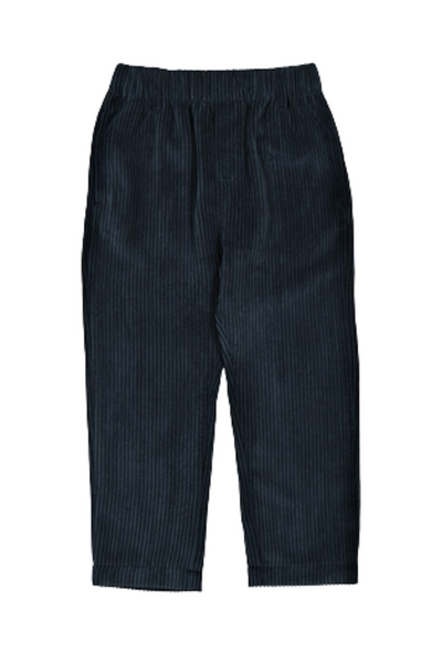 Navy Corduroy Joggers