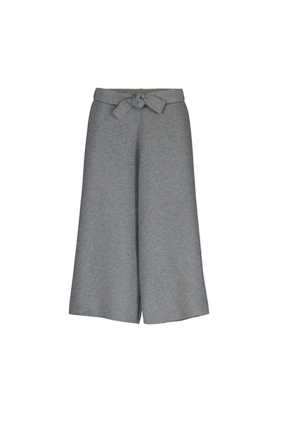 Knit Culotte Pants Steel