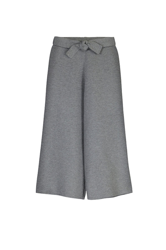 Knit Culotte Pants Steel