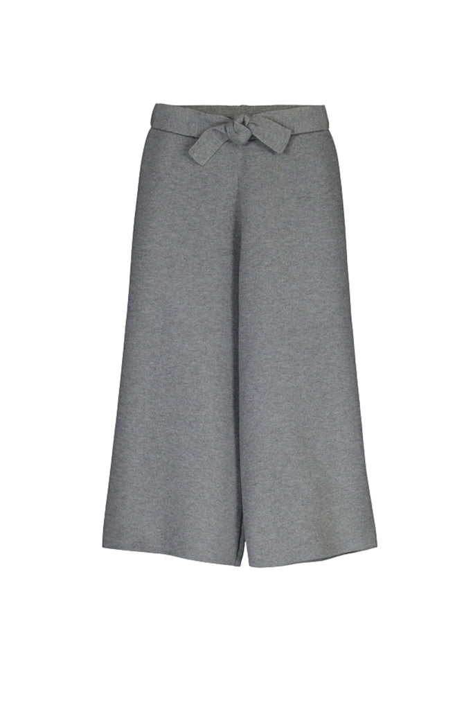 Knit Culotte Pants Steel