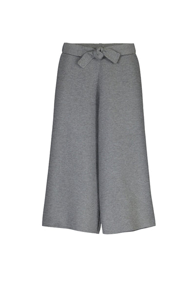 Knit Culotte Pants Steel