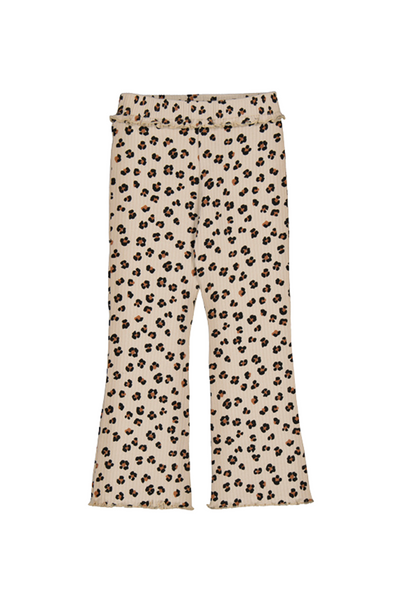 Rib Knit Flare Leggings Sand