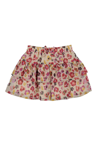 Floral Gauze Skirt