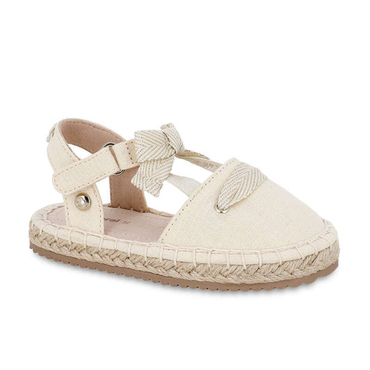 MAYORAL - SHOES - ESPADRILLE WITH BOW - NATURAL