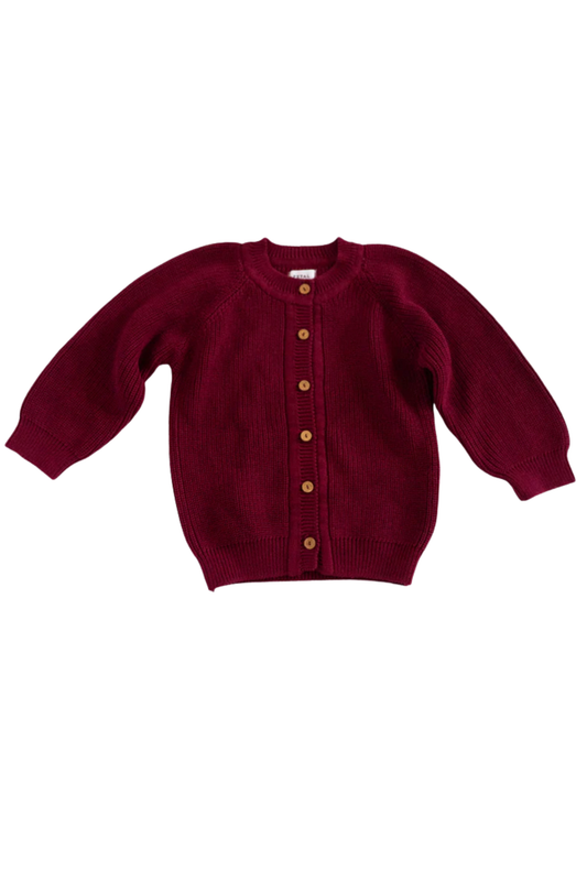 PETAL-BBY-Ojai Knit Sweater-Berry