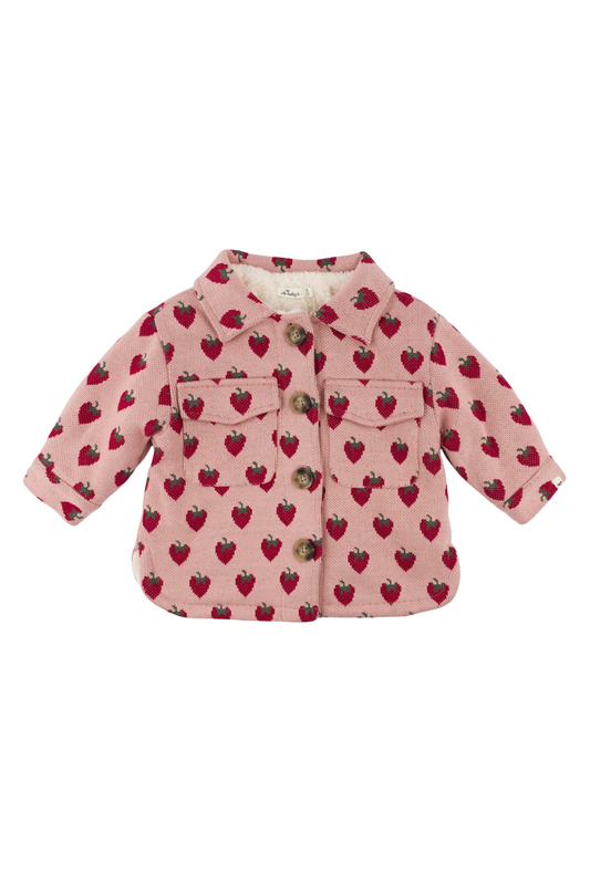 oh baby! - BBY - Winter Berries Shacket - Berry