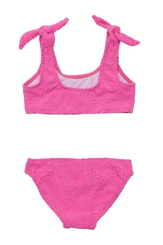 Snapper Rock - Bubblegum Bloom Crop Bikini