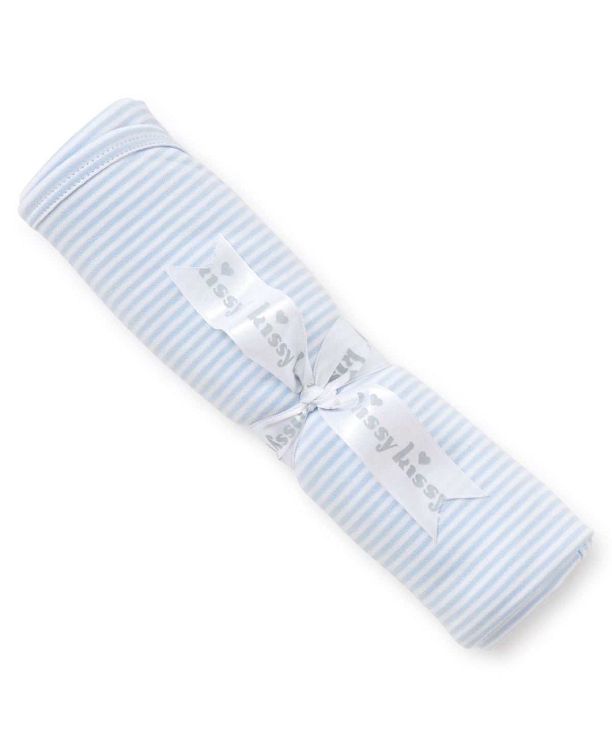 KISSY KISSY - BBY - STRIPES BLANKET - LIGHT BLUE