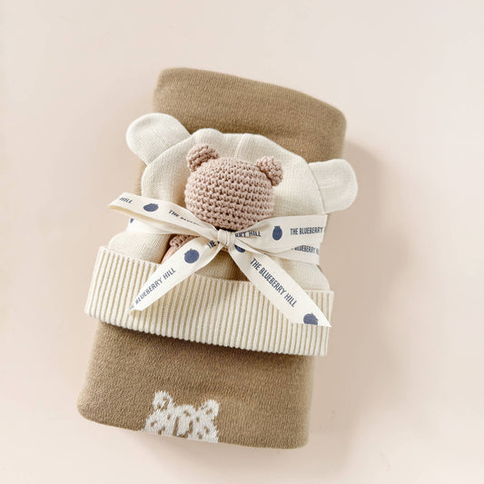 BLUEBERRY HILL - T&B - TEETHER - BROWN BEAR