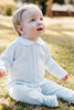 Feltman Brothers - Light Blue Pique Collar Dot Knit Set