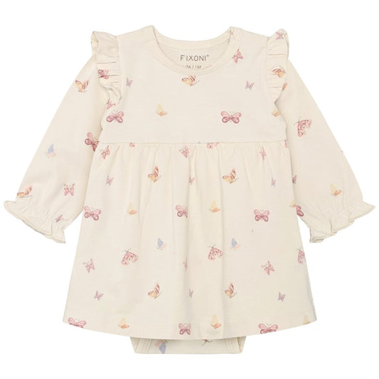 FIXONI - BBY - BODY DRESS LS - BLEACHED MAUVE