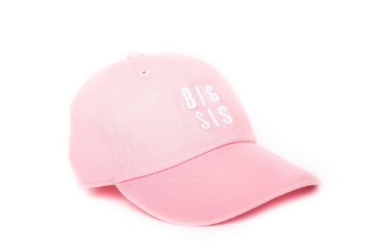 REY TO Z - ACC - BIG SIS BASEBALL HAT - LIGHT PINK