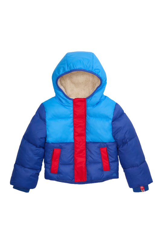 Magnificent Baby-BBY- Magnetic Nylon Puffer Parka - Storm Blue