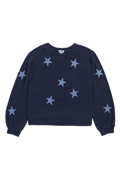 Splendid - Navy Stars Sweatshirt