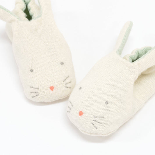 MERI MERI - BBY - BUNNY BABY BOOTIES - MINT