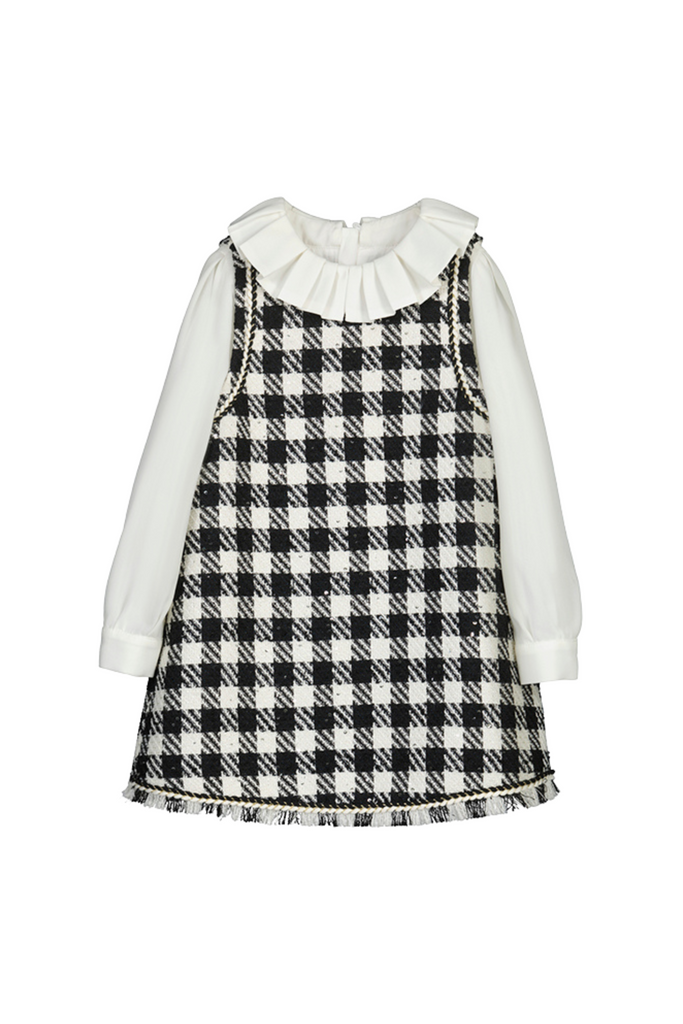 Black and White Checkered Dress