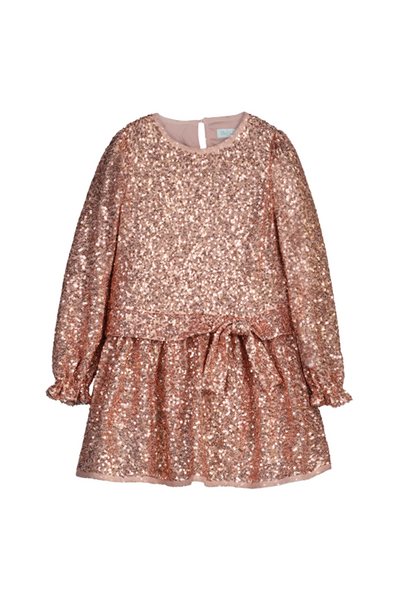 Pink Sequins Dress
