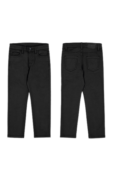 Black Basic Slim Fit Pant