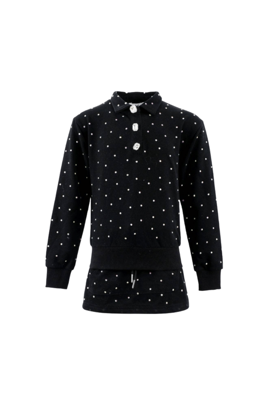 Lola And The Boys - BG - Sparkle Skirt SET - Black