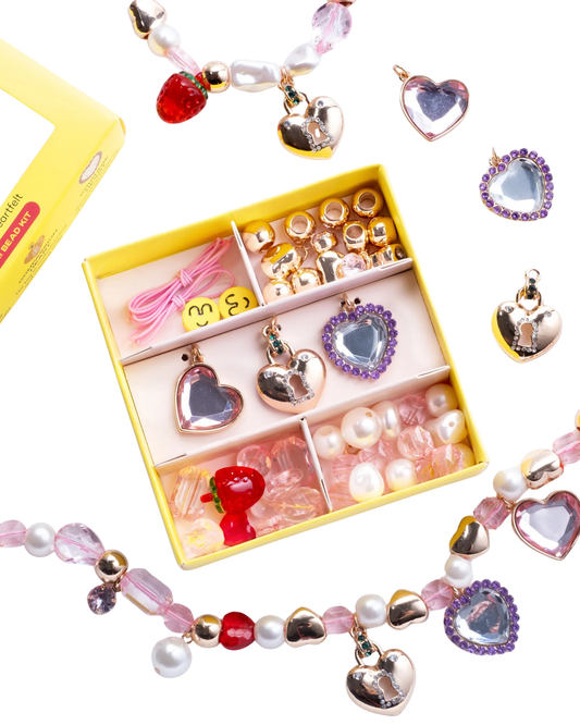SUPER SMALLS - T&B - MAKE IT HEARTFELT MINI BEAD KIT - MULTI