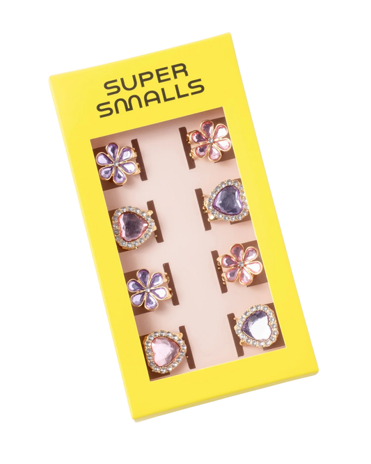 SUPER SMALLS - ACC - LOVE IN BLOOM JEWELD HAIR CLIPS - MULTI