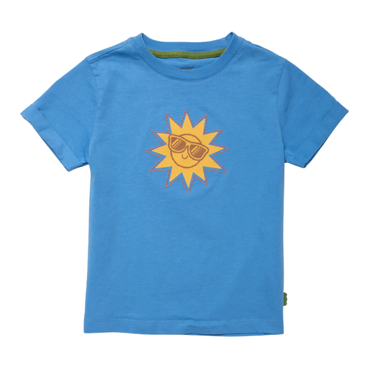 MON COEUR - TB - RECYCLED COTTON SUNSHINE T-SHIRT - MARINA