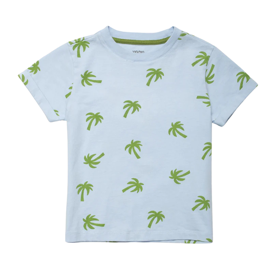 MON COEUR - TB - RECYCLED COTTON PALM TREE T-SHIRT - ANGEL FALLS