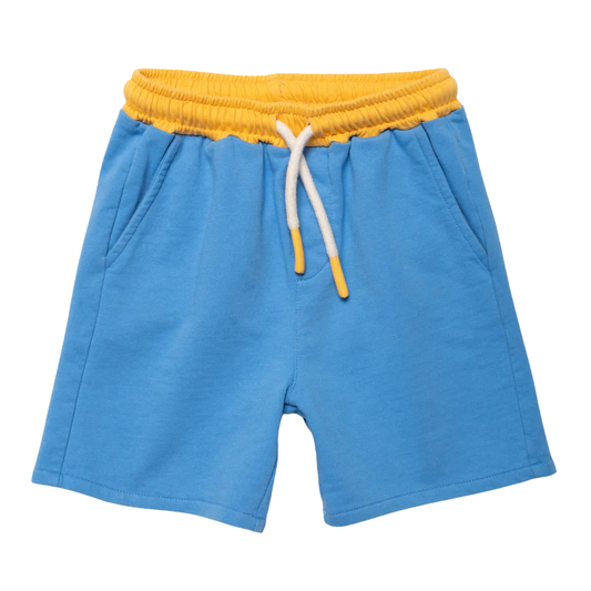 MON COEUR - TB - RECYCLED COTTON COLORBLOCK SHORT - MARINA