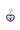 Gold September Birthstone Charm