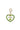 Gold August Birthstone Charm